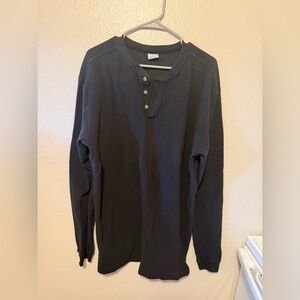 Carhartt Men's Black Henley Shirt